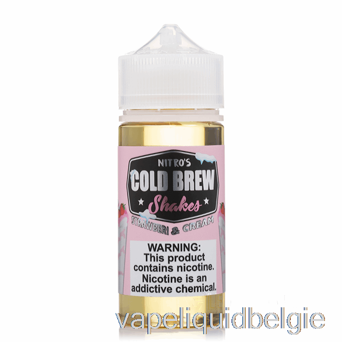 Vape Smaken Aardbei En Room - Nitros Cold Brew - 100ml 6mg